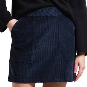 DEDICATED Дамска пола Dedicated Women's Skirt Majorna Corduroy Skirt - Black Iris - размер XS (113-0968-0211)