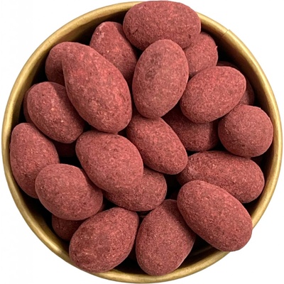 Nutworld Mandle v mléčné čokoládě a malinovém prášku 200 g