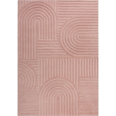 Flair Rugs Розов вълнен килим , 160 x 230 cm Zen Garden - Flair Rugs (503119370129)