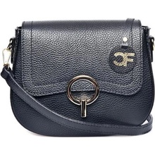 Carla Ferreri dámská kožená crossbody kabelka CF1885 Nero