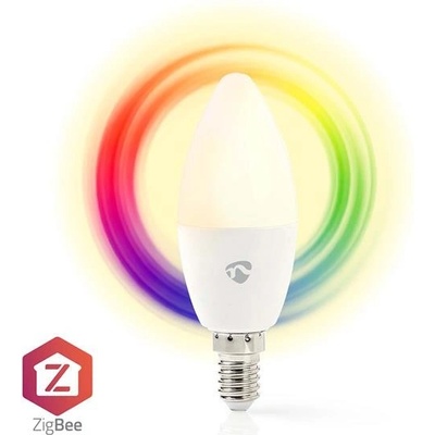 Nedis Smart LED žiarovka E14 4,9 W RGB ZBLC10E14 ZigBee Tuya