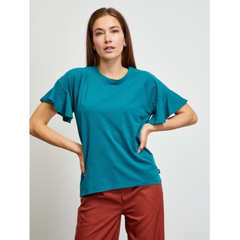 ZOOT. lab Петролна тениска с накъсани ръкави ZOOT. lab Aurelia ZOOT. lab | Sin | ЖЕНИ | XS