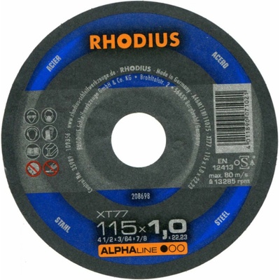 Rhodius Rezný kotúč 115 x 1,0 x 22,23 mm 208698