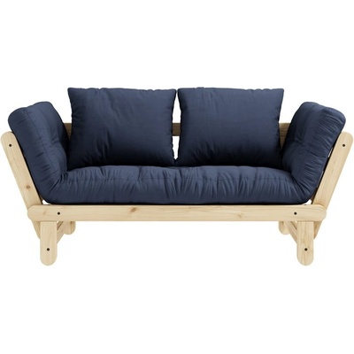 Karup Design Rozkladacia pohovka s modrým poťahom Beat Natural/Navy tmavo