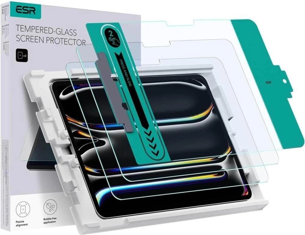 ESR Стъклен Протектор за iPad Air 13" M4/ M3/ M2, ESR Tempered Glass, Прозрачен (4894240211960)