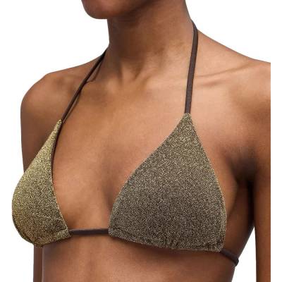 SUNDEK Jennifer lurex triangle bikini top - Brown (Bronze)