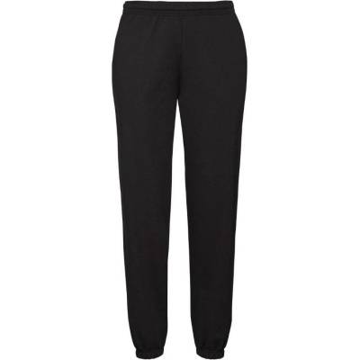 Fruit of the Loom Classic Elasticated Cuff Jog černé
