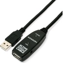 USB káble Axagon ADR-205 USB2.0 aktivní prodlužka/repeater, 5m
