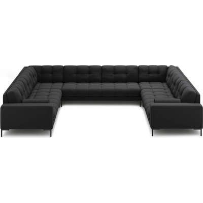 Cosmopolitan Design Тъмносив ъглов диван ("U" форма) Bali - Cosmopolitan Design (COS_UC_170_F1_BALI4)