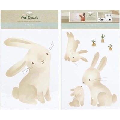 Little Dutch Samolepky na stenu Baby Bunny 42x30 krémová