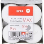 KRAB BRNO, s. r. o KRAB BRNO, s. r. o. Чаени свещи Maxi RAL 8 бр. , в кутия