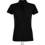 Neoblu 3189 OWEN WOMEN / Дамска поло риза от пике - тъмночерна XXL (243189n1105)