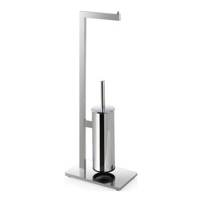 Bemeta BETA stojan s držákem toaletního papíru a WC štětkou, chrom 132836012