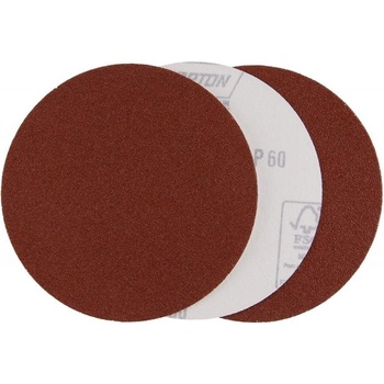 Brúsny papier so suchým zipsom 150mm, P60, 3ks