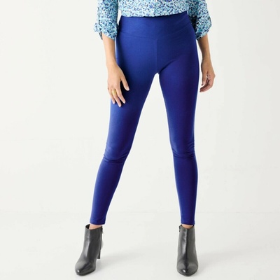 Dlhé legíny s efektom plochého brucha tmavomodrá Blancheporte