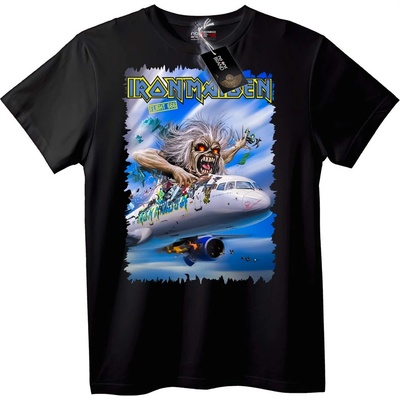 NOONEBRAND Тениска Iron Maiden Flight 666 - 6XL, Black