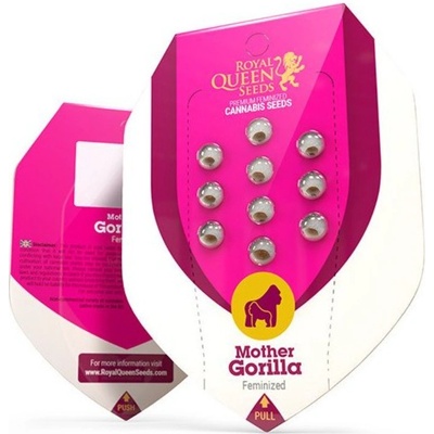 Royal Queen Seeds Mother Gorilla semienka neobsahujú THC 10 ks