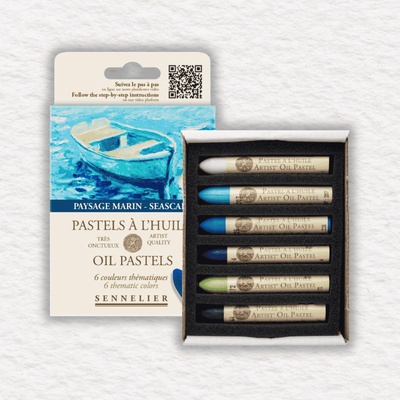 Sennelier olejové pastely seascape 6 ks