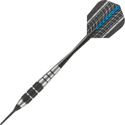 Sada soft šípok Harrows Black Jack K 16g, inox