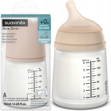 Suavinex antikoliková lahvička Zero AU bílá 180ml