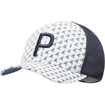 PUMA Palms Trucker P Snapback Cap White/Navy