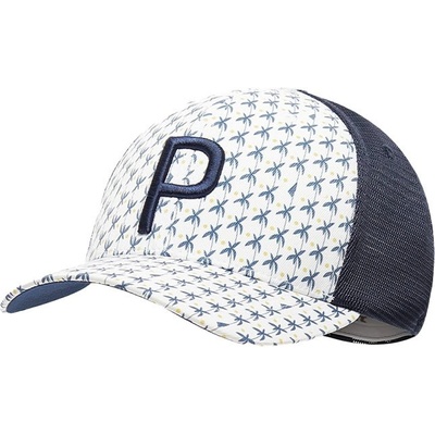 PUMA Palms Trucker P Snapback Cap White/Navy