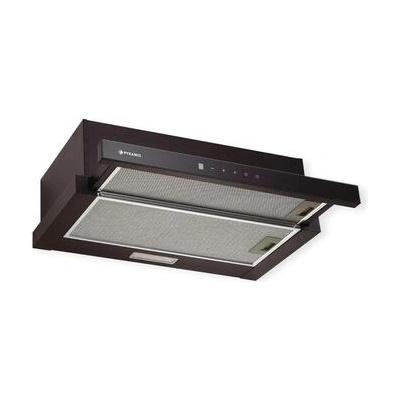 Pyramis Телескопичен абсорбатор за вграждане - 60 см, Pyramis BLACK GLASS TOUCH (174030010)