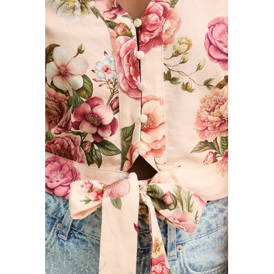 GUESS блуза дамска с лен SHIRLEY (W6GHA4.W2565)