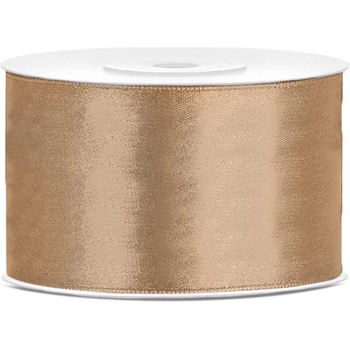 Party Deco Сатенена лента, светло злато, 38мм/25м