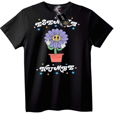 NOONEBRAND Тениска Flower Power - M, White