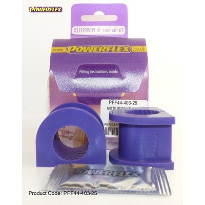 Powerflex Silentbloky Mitsubishi Lancer Evo 10 X CZ4A (10/07-) Rear Anti Roll Bar To Chassis Bush 25mm (17)