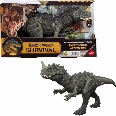 Mattel Jurský svět Ceratosaurus Řvoucí dinosaurus JKL77