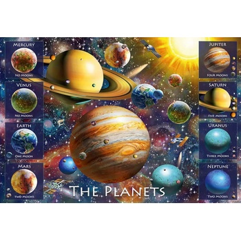 Ravensburger - Puzzle The Planets XXL - 100 piese