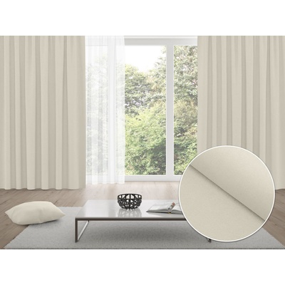 Biante Zatemňovací závěs Blackout BKU-110 Slonová kost - šířka 140 cm 140x210 cm