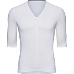POC Мъжка фланелка с къс ръкав за колоездене POC Raceday S/S Jersey Cycling jersey - Hydrogen White (056-4247-0112)