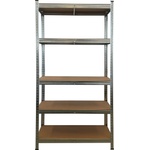 WORKEE Метален стелаж WORKEE 180x40x90 см, 5 MDF рафта х 175 кг (141651)
