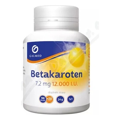 Galmed Beta-karotén 7,2 mg 12000 I.U. 100+20 tabliet