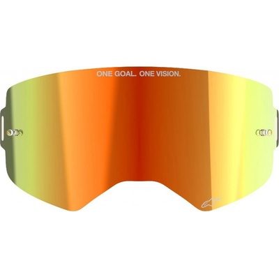 plexi pre okuliare SUPERTECH, ALPINESTARS (zrkadlové červené ABSOLUTE VISION™)