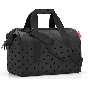 Reisenthel Чанта Reisenthel Allrounder m bag - Black (Glossy Dots Black)
