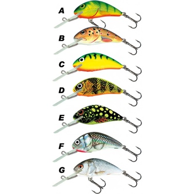 Salmo Hornet Floating Hot Perch 3,5cm