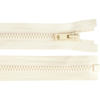Kostěný zip YKK No 3 délka 30 cm Varianta: 007 krémová, Balení: 1 ks