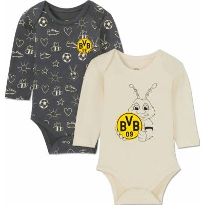 BORUSSIA DORTMUND Detské body Borussia Dortmund dlhý rukáv súprava 2 ks