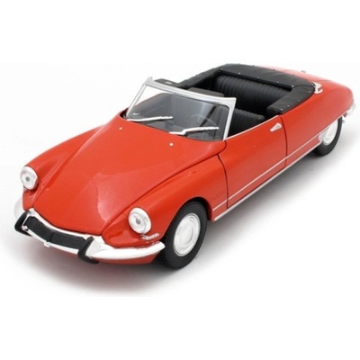 Welly MOQ Citroën DS 19 Cabriolet Convertible Červený 1:24