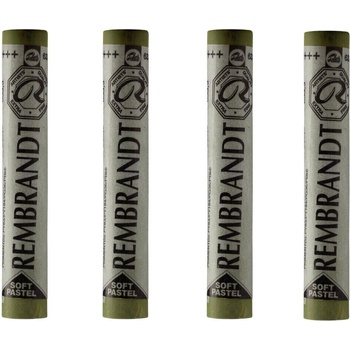 Rembrandt Soft Pastel sada suchých pastelov permanent green deep 7 4 ks