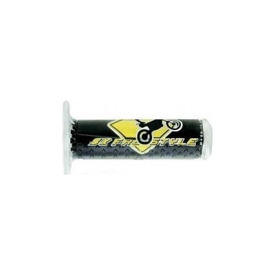 HARRIS gripy 01689-FR SX freestyle (115 mm/22 mm) bez otvoru barva žlutá/černá