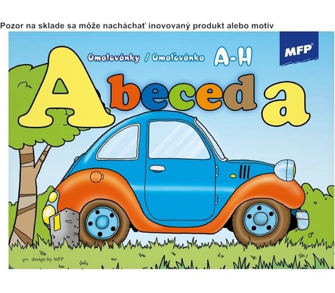 Omaľovánka A5 Abeceda