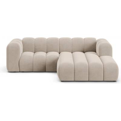 Micadoni Бежов ъглов диван (десен ъгъл) Lupine - Micadoni Home (MIC_0RC_44_F1_LUPINE1)