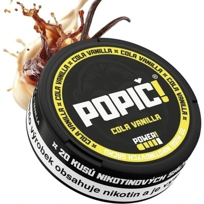 Popič! nikotýnové sáčky Cola & Vanilla 16 mg 20 sáčků – Zboží Dáma
