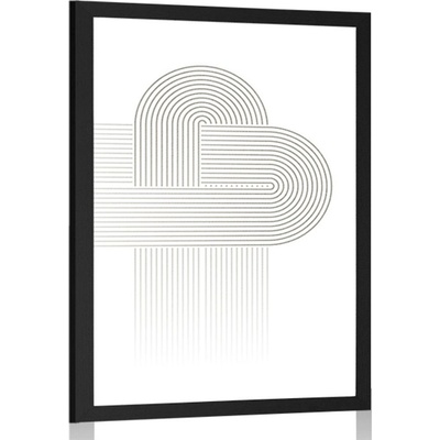 Plakát spojené duhy Mid-Century - 40x60 no frame