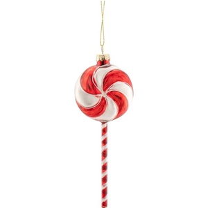 Sass & Belle Стъклена Коледна украса 2, 5 cm Christmas Lollipop - Sass & Belle (RUBYXM253)